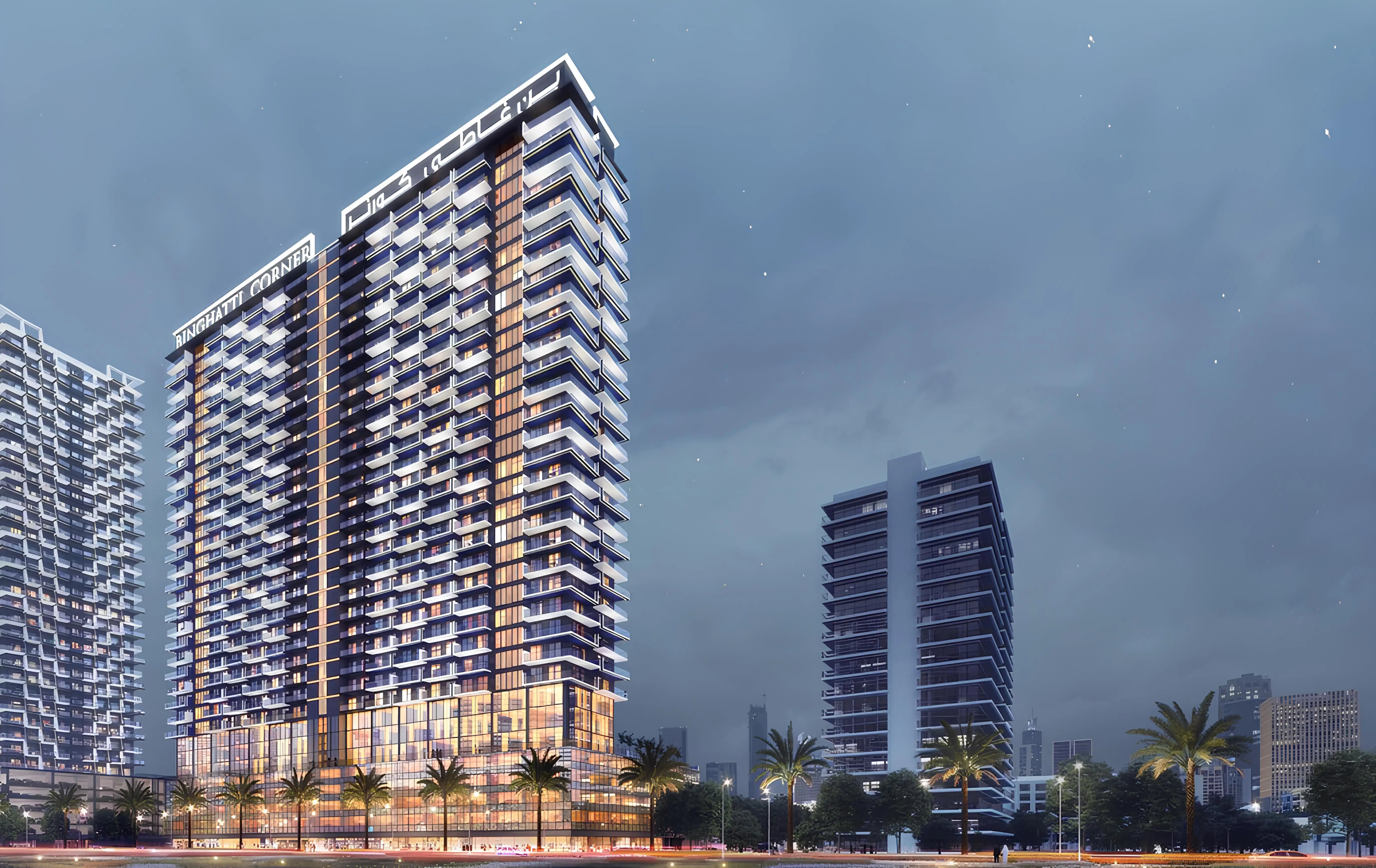 BINGHATTI "Binghatti Corner" in Jumeirah Village Circle