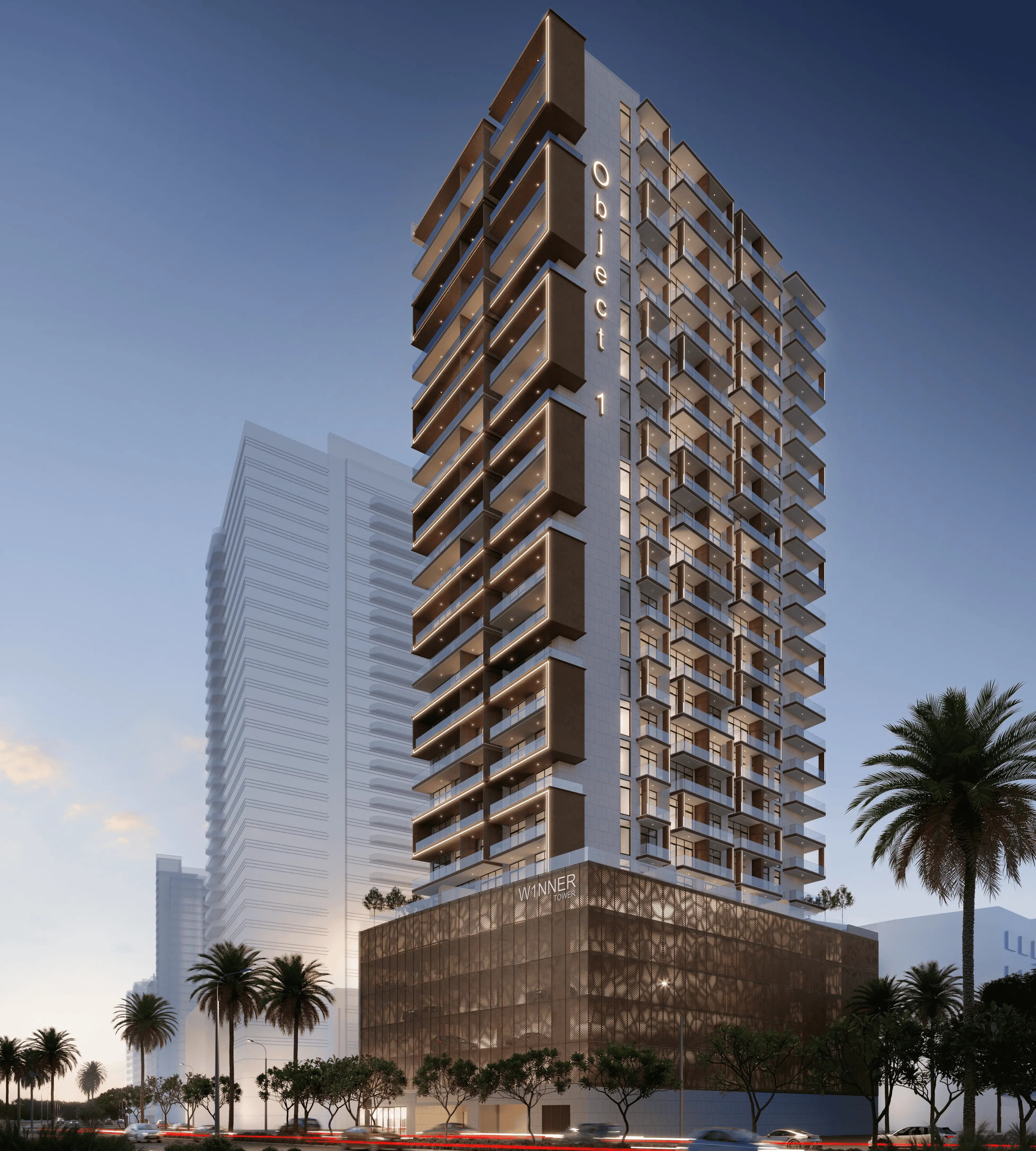 OBJECT 1 "W1NNER Tower" in Jumeirah Village Triangle